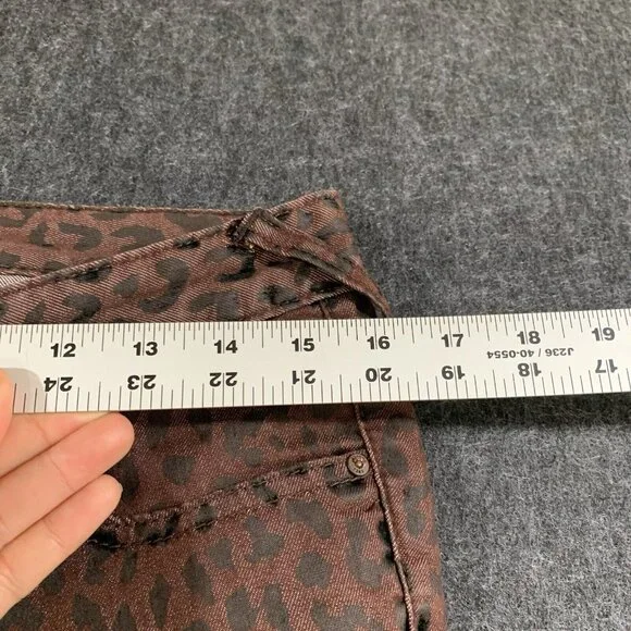 Free People animal print Low Rise jean’s Skinny Leopard Jeans size 28 E12 - Picture 6 of 8